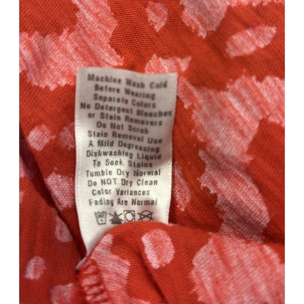 Fresh Produce Shirt Womens Size XL Pink Pattern Long Sleeve‎ Made USA - Picture 5 of 5